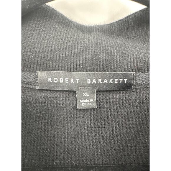 Robert Barakett Black Half Zip Pullover Size XL - Picture 4 of 7